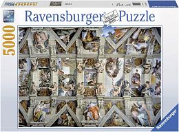 Пазл Ravensburger 5000 деталей: Сикстинская капелла