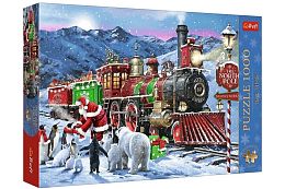 Пазл Trefl 1000 деталей: Рождественский поезд