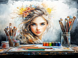 Пазл Алма деревянный 500 деталей. Самые прекрасные. Краски и мечты