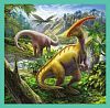 Пазл Trefl 20х36х50 деталей: Удивительный мир динозавров