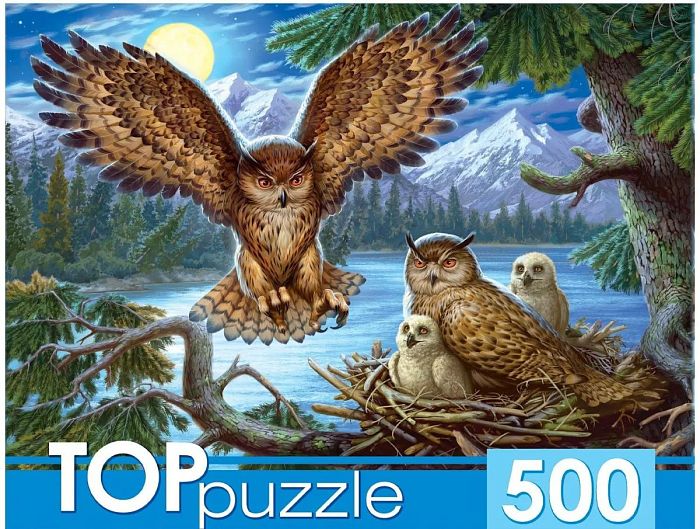 Пазл TOP Puzzle 500 деталей: Ночные совы