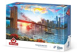 Пазл Art Puzzle 1000 деталей: Закат над Нью-Йорком