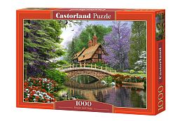 Пазл 1000 деталей Castorland: Домик у речки