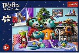 Пазл Trefl 100 деталей: Рождество в семье Трефликов