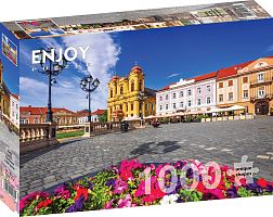 Пазл Enjoy 1000 деталей: Домская площадь, Тимишоару