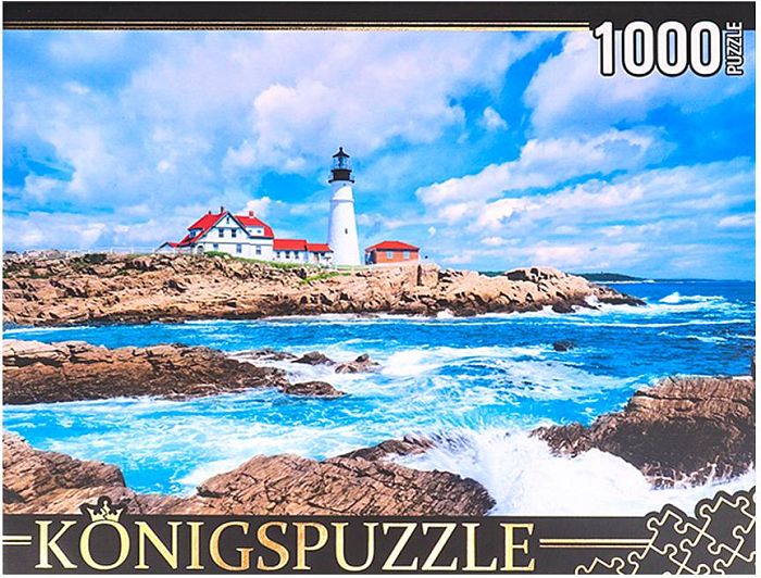 Пазл Konigspuzzle 1000 деталей: Маяк Портленд-Хед