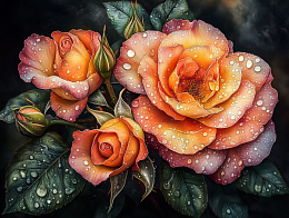 Пазл Алма деревянный 1000 деталей. Цветы и натюрморты. Дыхание роз