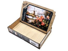 Пазл Алма деревянный 1000 деталей Волшебство природы. Красные тюльпаны