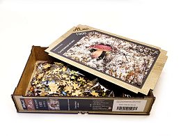 Пазл Алма деревянный 1000 деталей. Карельская сказка. Сокровище из мха