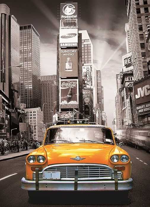 Пазл Eurographics 1000 деталей: Желтое такси Нью Йорка