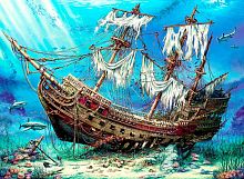 Пазл Anatolian 1500 деталей: Затонувший корабль