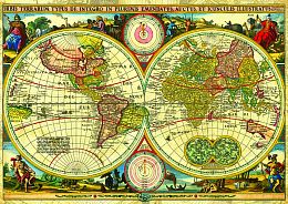 Пазл Step puzzle 4000 деталей: Историческая карта. 1657