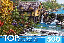 Пазл TOP Puzzle 500 деталей: Водяная мельница