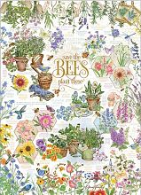 Пазл Cobble Hill 1000 деталей: Цветы для пчел