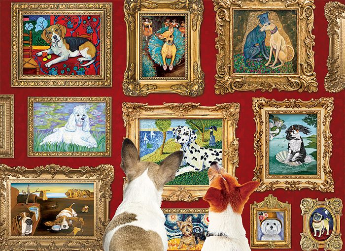 Пазл Cobble Hill 1000 деталей: Галерея собачьих портретов