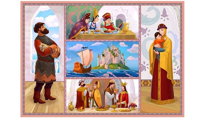 Пазл Castorland 500 деталей: Сказка о царе Салтане