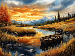 Пазл Алма деревянный 500 деталей. Волшебство природы. Заросший берег