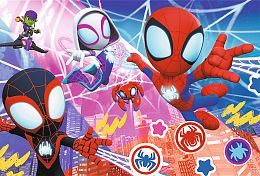 Пазл Trefl 60 деталей: Героическое приключение, Spidey