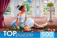 Пазл TOP Puzzle 500 деталей: Маленькая балерина с букетом