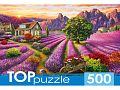 Раздел анонс: Пазл TOP Puzzle 500 деталей: Романтичный пейзаж Прованса (П500-0738)
