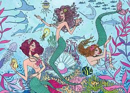 Пазл Ravensburger 1000 деталей: Русалки под водой