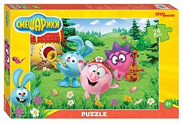 Пазл Step puzzle 24 Maxi деталей: Смешарики