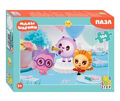 Пазл Step puzzle 104 деталей: Малышарики. Друзья