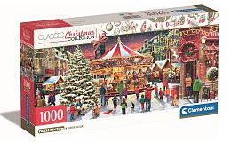 Пазл Clementoni 1000 деталей: Рождественская карусель