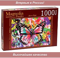 Пазл Magnolia 1000 деталей: Красочная бабочка