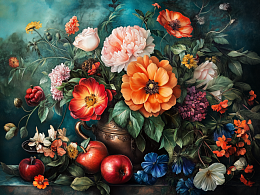 Пазл Алма деревянный 500 деталей. Цветы и натюрморты. Садовая гармония