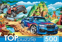 Пазл TOP Puzzle 500 деталей: Крутой транспорт