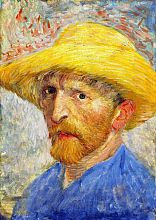 Пазл Enjoy 1000 деталей: Винсент Ван Гог. Автопортрет в соломенной шляпе