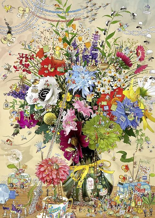 Пазл Heye 1000 деталей: Жизнь цветов