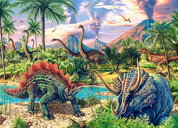 Пазл Castorland 120 деталей: Динозавры