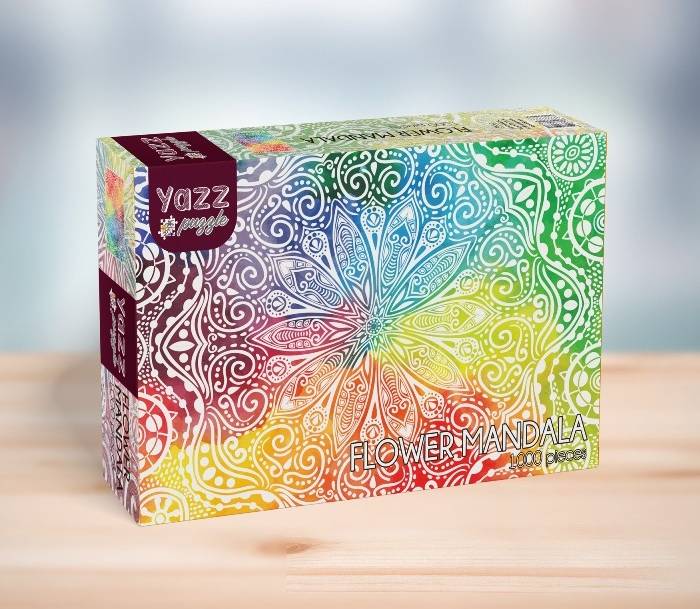 Пазл Yazz 1000 деталей: Цветочная Мандала
