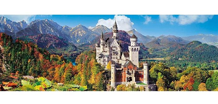 Пазл Clementoni 1000 деталей: Замок Бавария