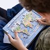 Пазл деревянный UNIDRAGON 100 деталей: Детская карта мира