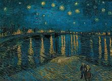 Пазл 1000 деталей Clementoni Ван Гог. Звездная ночь над Роной