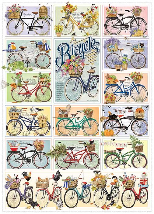 Пазл Cobble Hill 1000 деталей: Велосипеды
