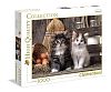 Пазл Clementoni 1000 деталей: Деревенские котята