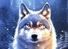 Пазл 3D Jazzle Puzzle 100 деталей: Зимний волк