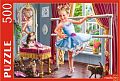 Раздел анонс: Пазл Рыжий Кот 500 деталей: Маленькая балерина и котята (ФП500-3876)