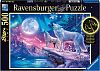 Пазл флуоресцентный Ravensburger 500 деталей: Волк в северном сиянии