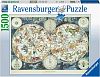 Пазл Ravensburger 1500 деталей: Карта мира с фантастическими зверями