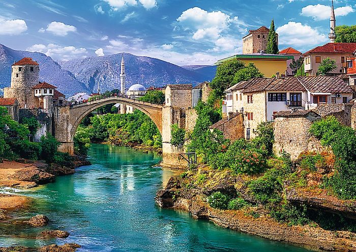 Пазл Trefl 500 деталей: Старый мост в Мостаре, Босния и Герцеговина