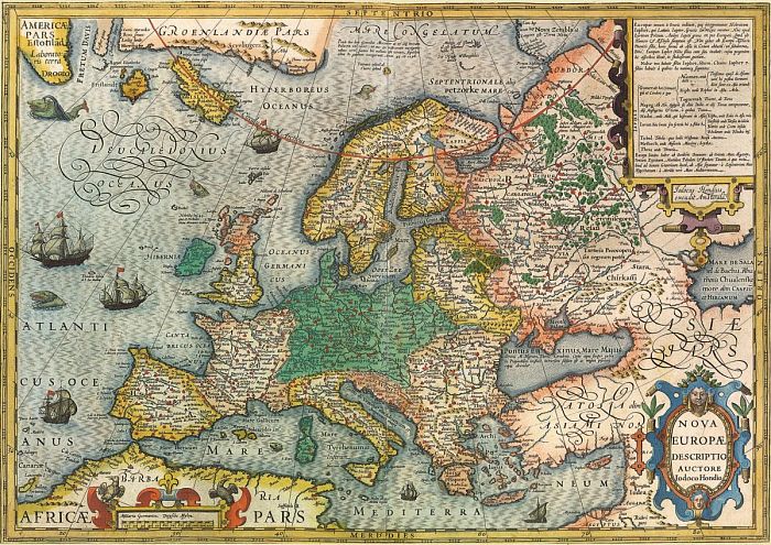 Пазл Educa 1000 деталей: Карта Европы