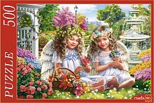 Пазл Рыжий Кот 500 деталей: Два ангела в саду