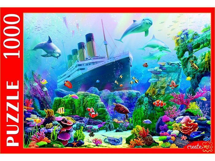 Пазл Рыжий Кот 1000 деталей: Затонувший Титаник
