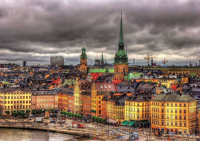 Пазл Educa 1000 деталей: Вид на Стокгольм, Швеция