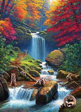 Пазл Cobble Hill 1000 деталей: Осенний водопад